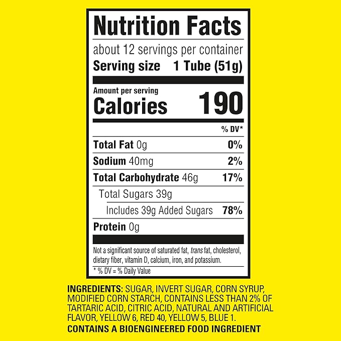 SOUR PATCH KIDS Bites Soft & Chewy Candy Tube