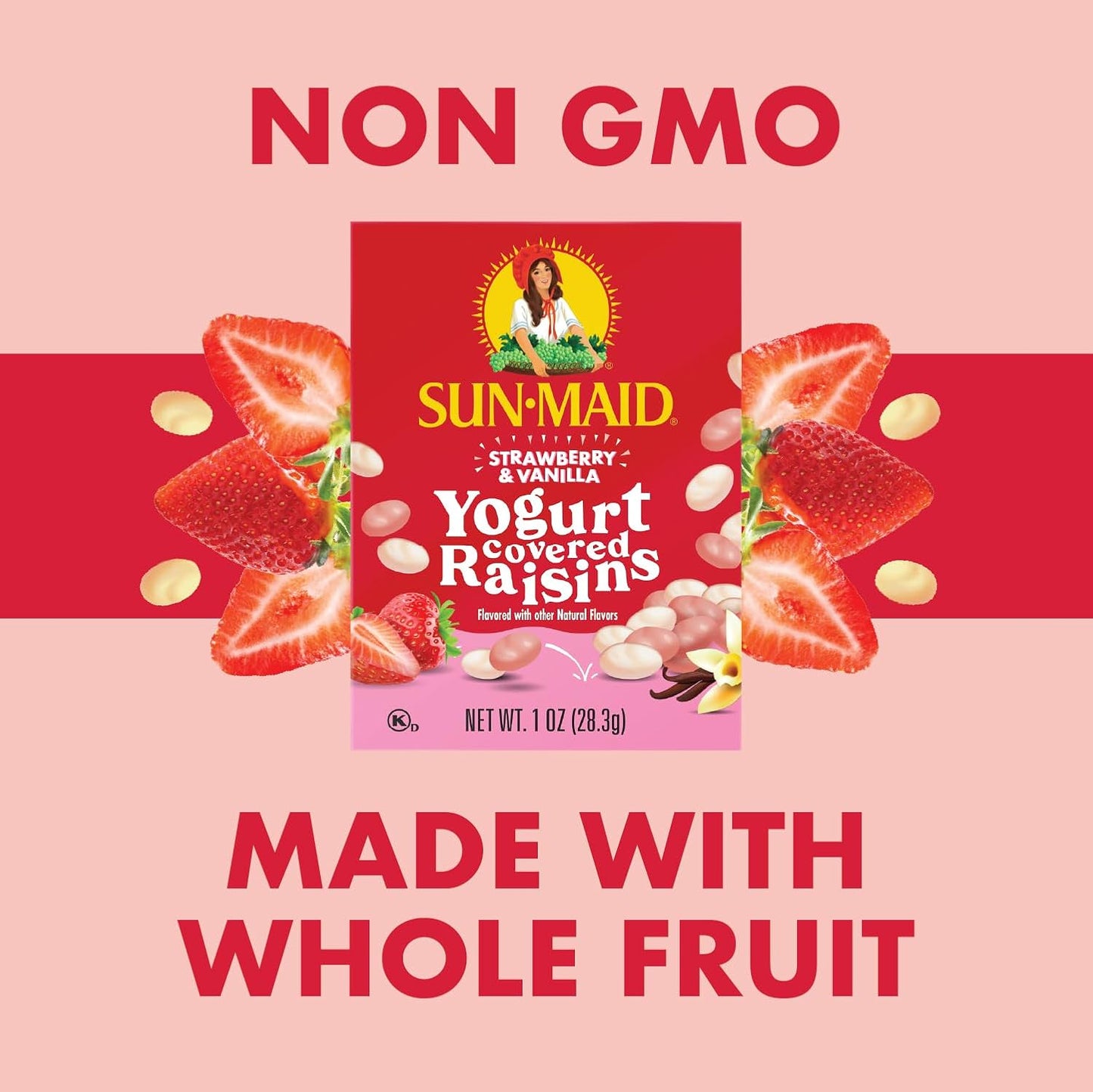 Sun-Maid Strawberry & Vanilla Yogurt Coated Raisins