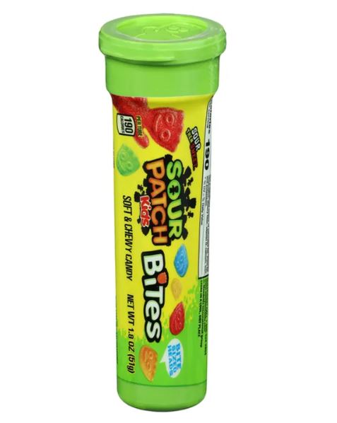 SOUR PATCH KIDS Bites Soft & Chewy Candy Tube